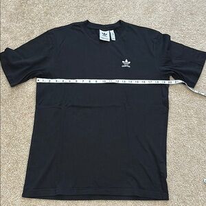 Men’s Adidas Trefoil Essentials Short Sleeve T-Shirt-Black S